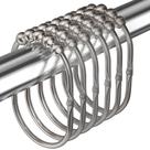 Ganchos para cortinas de chuveiro MENGJINGO Wide Rust Proof Stainless Steel