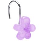 Ganchos para cortinas de chuveiro Simple Clever Homes 365 Flower Design Ganchos para cortinas de chuveiro Simple Clever Homes 365 Flower Design