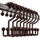 Ganchos para cortinas de chuveiro Utopia Bedding Double Glide Roller