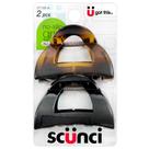 Ganchos para el Cabello Scunci con Agarre Antideslizante de 5.5 cm, Paquete de 2