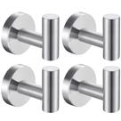 Ganchos para toalhas de banho Homagic Robe Hook Holder Wall Mount, pacote com 4