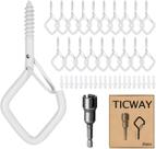 Ganchos Ticway 20 Peças Q-Hanger para Plantas e Luzes