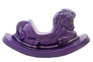 Gangorra cavalinho infantil - ROXO - para a garotada em playground