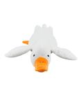 Ganso Branco Deitado 50cm Pelúcia