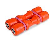 Ganza latin percussion lp441l duoshake loud orange