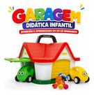 Garagem com carrinhos com chaves geométricas Didática Infantil Brinquedo Educativo infantil Garagem com carrinhos com chaves geométricas Didática Infantil Brinquedo Educativo infantil