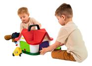 Garagem Didática Infantil Brinquedo Educativo Encaixe