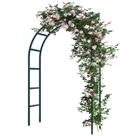 Garden Arch RUBFAC 239 cm, treliça de plantas trepadeiras de metal