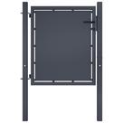 Garden Gate VidaXL em aço antracite 100x125cm de alta durabilidade