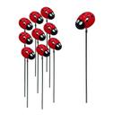 Garden Stakes Decor JZZNNFEZN Ladybug 10 unidades para exterior Garden Stakes Decor JZZNNFEZN Ladybug 10 unidades para exterior