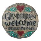 Garden Stepping Stone Auhafaly Beadworks Netchildren Welcome