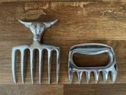 Garfo 6 Dentes Trident + Garra De Urso Alumínio Churrasco