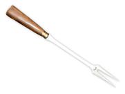 Garfo Churrasco Carne Aço Inox 420c Cabo Madeira 10 Pol Garfo Churrasco Carne Aço Inox 420c Cabo Madeira 10 Pol