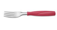 Garfo de Mesa Aço Inox Cabo Vermelho Brinox Garfo de Mesa Aço Inox Cabo Vermelho Brinox