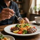 Garfo de Mesa Gourmet em Aço Inox para Refeições