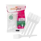 Garfo de Plástico Biodegradável para Refeição Branco c/50un Goldenplast Garfo de Plástico Biodegradável para Refeição Branco c/50un Goldenplast