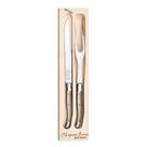 Garfo E Faca Para Churrasco Em Inox Laguiole Champagne Garfo E Faca Para Churrasco Em Inox Laguiole Champagne