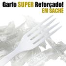 Garfo em sache, cor branca com 200 unid super reforçada, 16cm