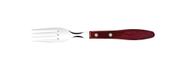 Garfo Jumbo Tramontina com Lâmina em Aço Inox e Cabo de Madeira Polywood Vermelho