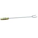 Garfo Para Churrasco 59cm Com Cabo De Madeira