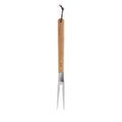 Garfo Para Churrasco Aço Inox E Cabo Bambu 38 Cm Lyor