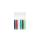 Garfo para Petisco Garfinhos Aço Inox Coloridos 6un - MARTINAZZO Garfo para Petisco Garfinhos Aço Inox Coloridos 6un - MARTINAZZO