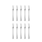 Garfo para Petiscos Frutas Sobremesa Garfinho Aço Inox 10un