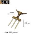 Garfo Tridente Boi Super Luxo Zamac