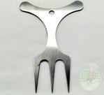 Garfo Tridente para Churrasco em Inox