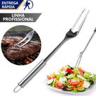 Garfo Trinchante Inox Grande para Carne Churrasco Salada