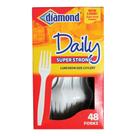 Garfos de plástico Alltrista Diamond Heavy Duty, pacote com 48