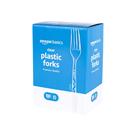 Garfos de plástico descartáveis Amazon Basics 100 unidades
