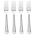 Garfos de plástico Prestee 300 Heavy-Duty Silver Descartáveis x7 Garfos de plástico Prestee 300 Heavy-Duty Silver Descartáveis x7