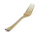 Garfos Descartáveis Linha Gold Premium Silver Plastic 8 Unidades