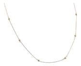 Gargantilha 45 Cm Ouro 18k 750 Bolinhas 3mm Certificado Amarelo