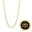 Gargantilha 531468 Fio Losango Banhado A Ouro 18k Presente Feminino Lindo