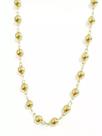 Gargantilha Bolinhas 4mm Em Ouro 18k (cod45YC/E)