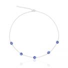 Gargantilha Chocker Olho Grego em Prata 925 Gargantilha Chocker Olho Grego em Prata 925