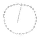 Gargantilha Choker Bolinhas 32cm + Extensor 5cm Folheada