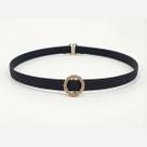 Gargantilha Choker Brilho e Desejo Com Pingente De Brilhantes Charme Estilo e Elegância cor:Preto