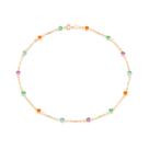 Gargantilha choker folheada a ouro COLORIDO 531958 Rommanel Gargantilha choker folheada a ouro COLORIDO 531958 Rommanel