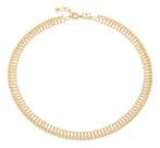 Gargantilha Choker Formada Por Fio Losango E 531982
