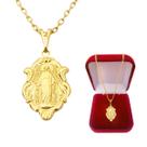 Gargantilha Colar Feminino Folheado a Ouro 18 k Pingente Nossa Senhora das Graças Gargantilha Colar Feminino Folheado a Ouro 18 k Pingente Nossa Senhora das Graças