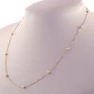 Gargantilha Colar Veneziana Bolinhas 40 Cm 3.0 Ouro 18k 750