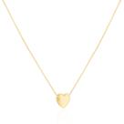 Gargantilha Com Pingente Coração Em Ouro 18k - 50cm Gargantilha Com Pingente Coração Em Ouro 18k - 50cm