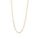 Gargantilha Cordão Corações Entrelaçado 50Cm Rommanel 531472 Cor:Dourado