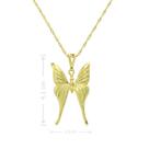 Gargantilha De Borboleta PRI Style Folheada A Ouro 18K Antialérgica