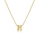 Gargantilha de Letras Folheado a Ouro 18k