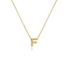 Gargantilha de Letras Folheado a Ouro 18k