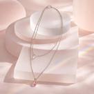 GARGANTILHA Delicada Pingente Gota ROSA Ponto de Luz Fashion GARGANTILHA Delicada Pingente Gota ROSA Ponto de Luz Fashion
